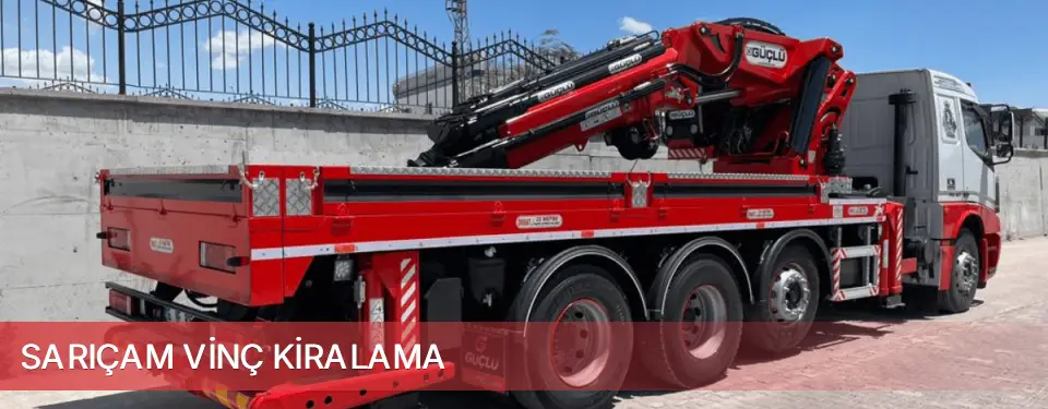 Sarıçam İlçemi Vinç Kiralama